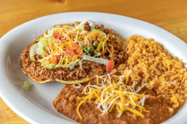 Tostada L6 Lunch Specials Tacos el Cunado Cascade Mexican