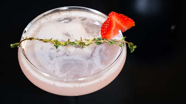 Strawberry Lemongrass Cosmo