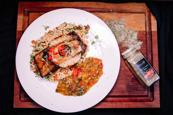 Blackened Salmon Pasta
