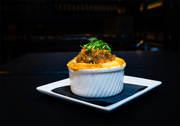 Food in a ramekin