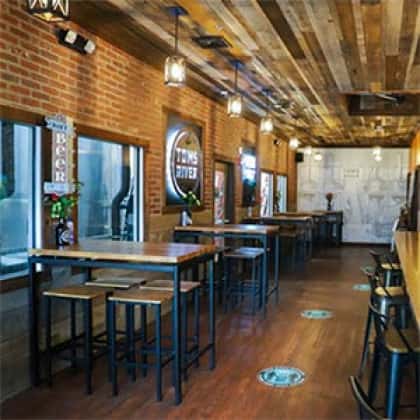 Inside of restaurant