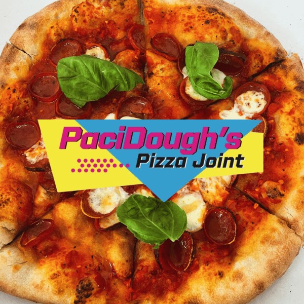 pacidoughs pizza logo