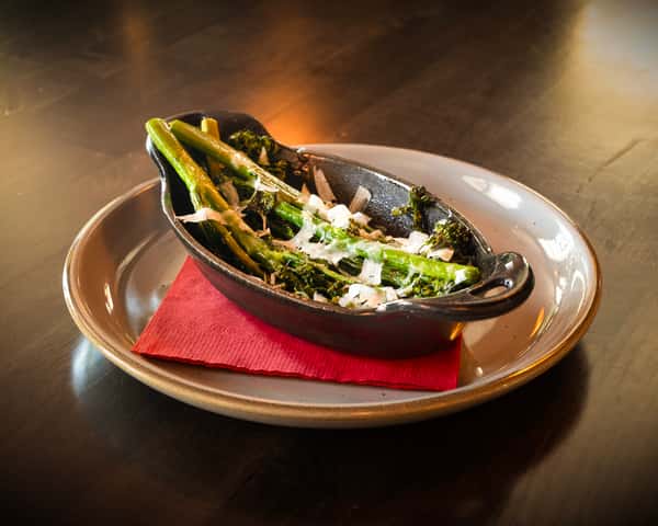 Grilled Broccolini + Pecorino