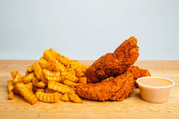 Jumbo Crinkle Cut Spicy Battered Fry