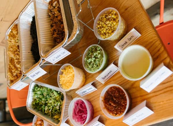 Cali Chicken Elote Burrito Bowl Bar 1 Pound- Feeds 5-8 people