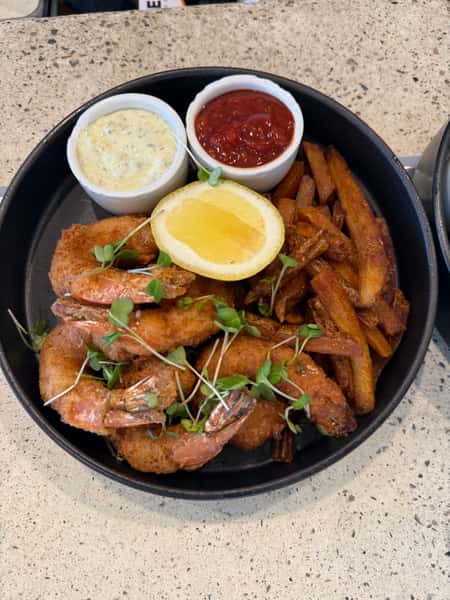 Beer Battered Shrimp Plate