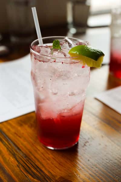 beverage with fruit
