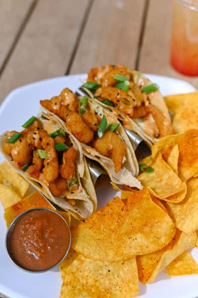Firecracker Shrimp Tacos