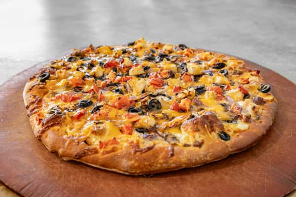 Garlic Chicken Pizza