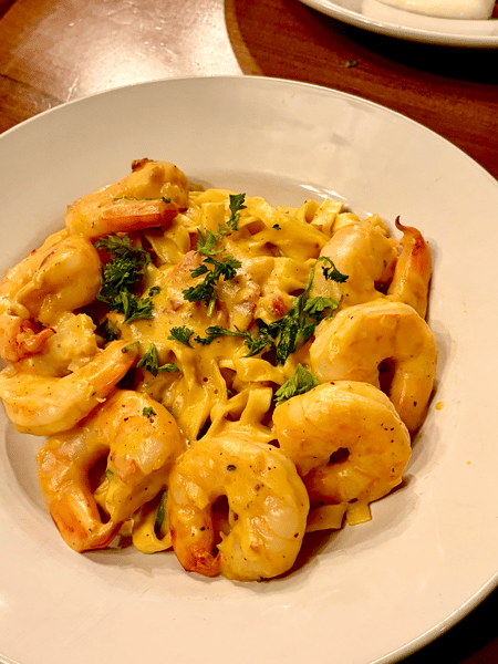 Autumn Shrimp Pasta