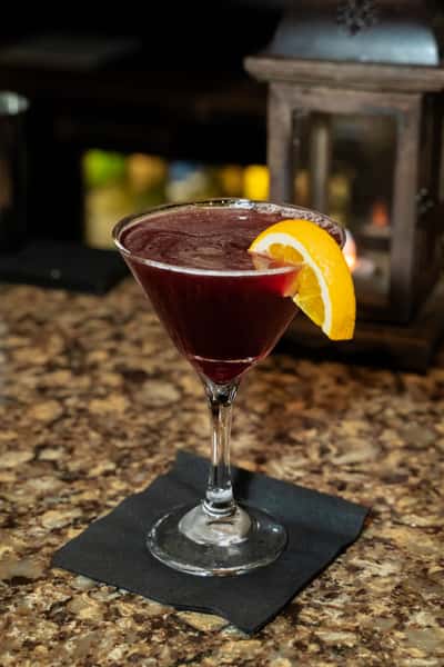 Absolute Raspberry, Pama Liqueur, cranberry, citrus mix, pomegranate juice