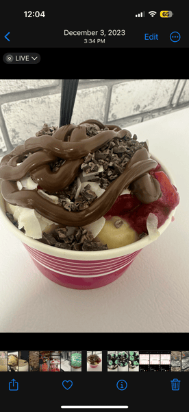 Acai Nutella Bowl