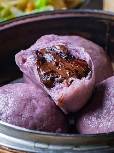 Ube Chocolate Buns （4）（巧克力紫薯包）
