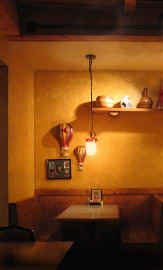 Interior decoration of the restaurant