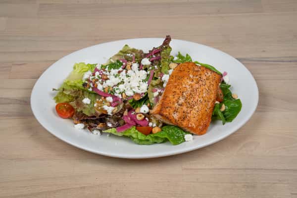 Canadian Salmon Sweet Gem Lettuce Salad