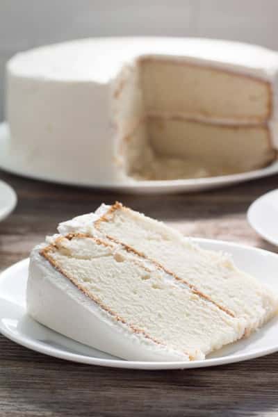 8 Inch Vanilla "House" Cake