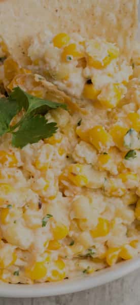 New Mexican street corn dip