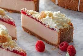 Raspberry Donut Cheesecake