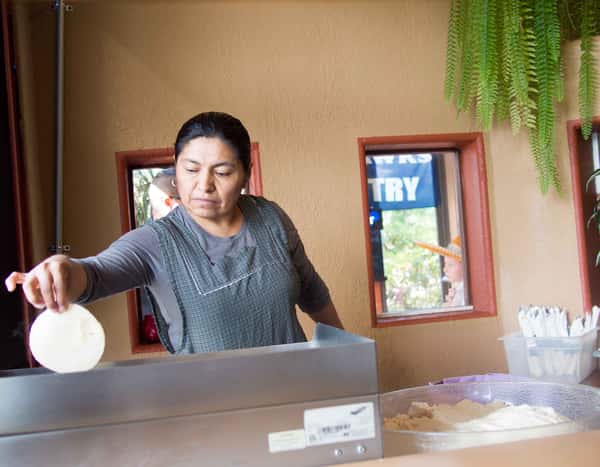 Fresh hand made Tortillas