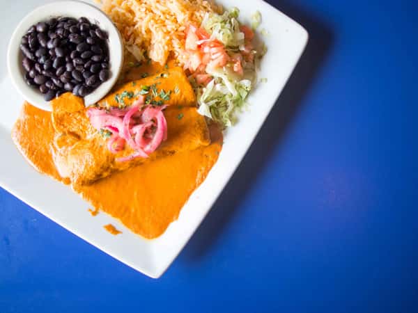 ENCHILADAS EN SALSA DE HABANERO