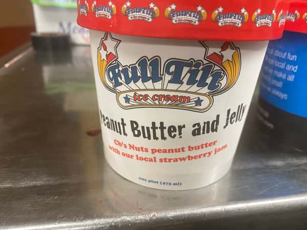 Peanut Butter and Jelly Ice Cream PInt
