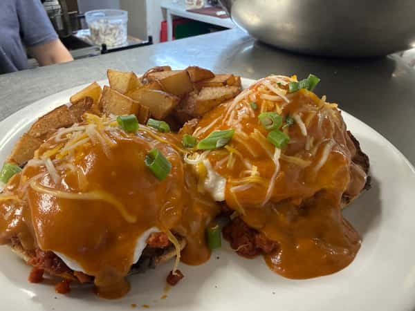 Eggs Benedict Mexi-style