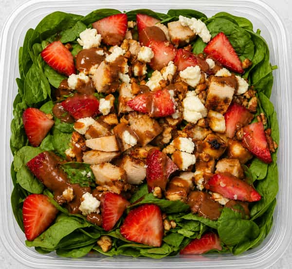 Chicken Strawberry Spinach Salad