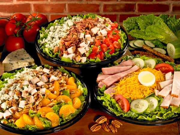 three salads
