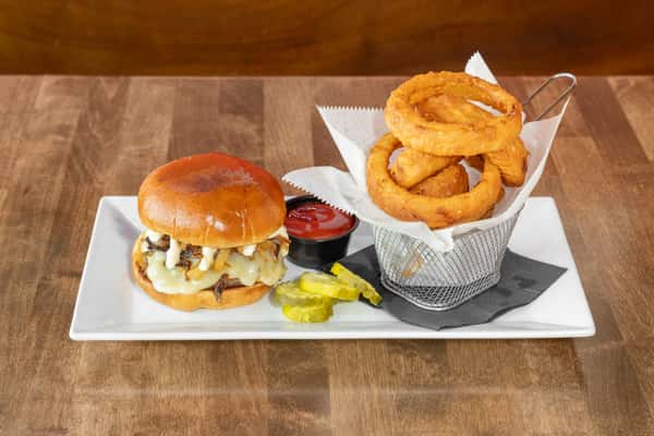 French Onion Burger
