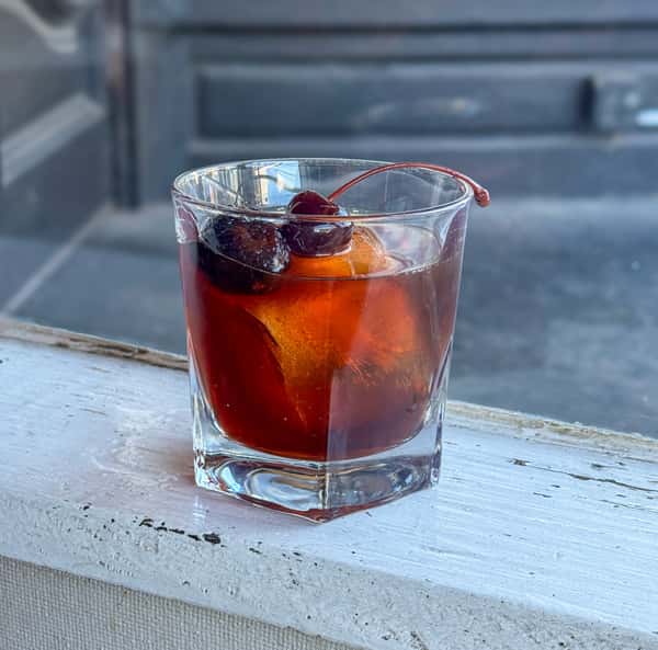 Fig & Bourbon Manhattan