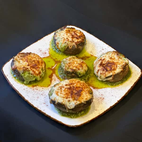 Spinach & Artichoke Stuffed Mushrooms
