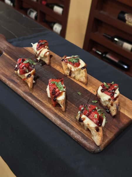 Roasted Red Pepper Bruchetta