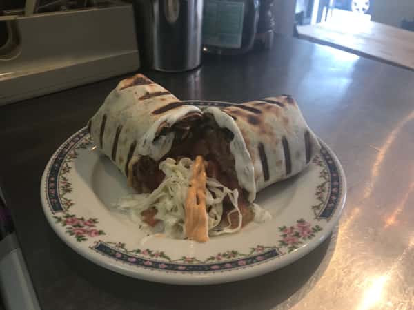 BBQ Burrito - with rice and beans