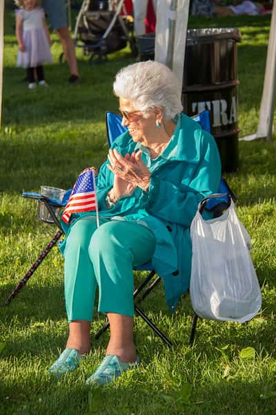 Patriotic Woman