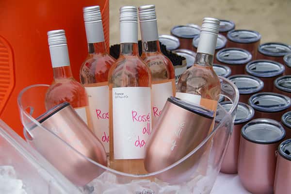 Bottles of Rosé