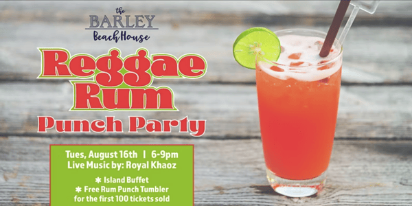 Reggae Rum Punch Party Event Details