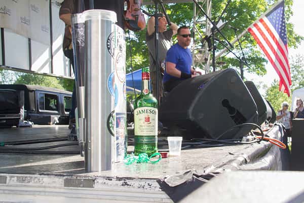 Jameson on stage