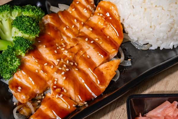 Grilled Teriyaki Salmon