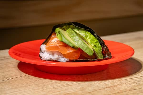 Salmon Avocado Hand Roll*