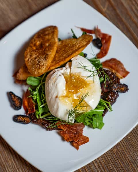 eggs and meat