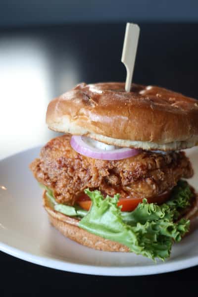 Greek Fried Chicken Sandwich