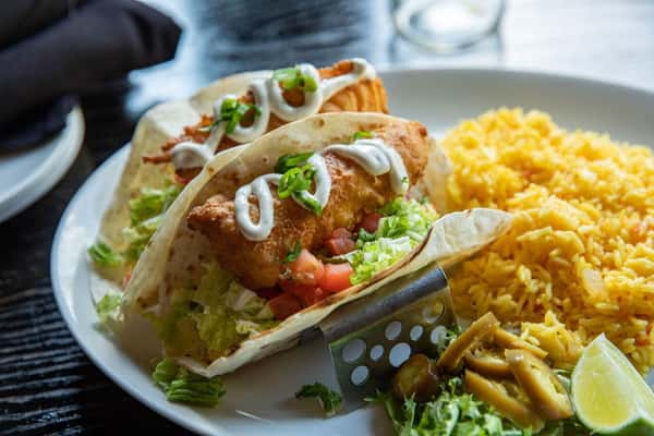 Fried Haddock Tacos