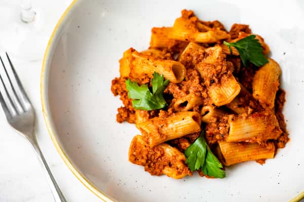 Rigatoni Bolognese