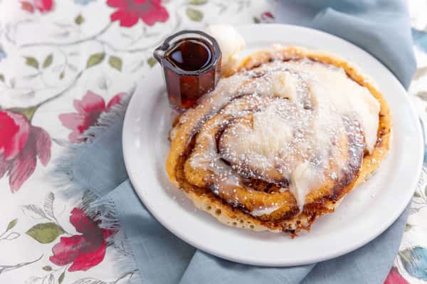 Cinnamon Roll Pancakes