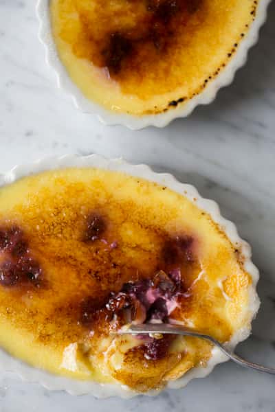 Raspberry Crème Brûlée