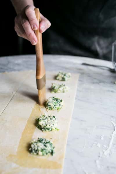 Ravioli making