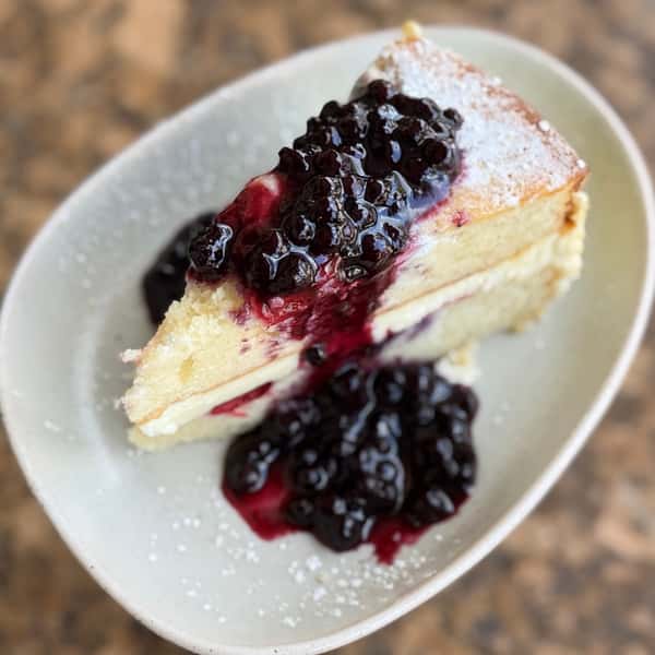 Lemon Blueberry Mascarpone Cake