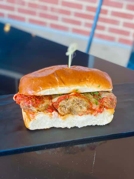Meatball Parmesan Sandwich