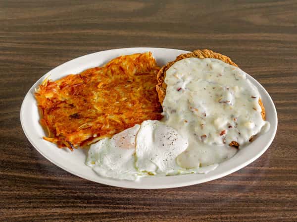 Chicken Fried Steak & Eggs