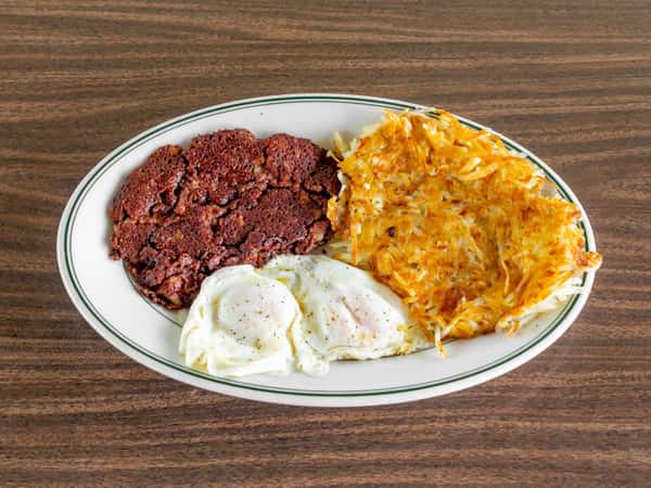 Corned Beef Hash & Eggs
